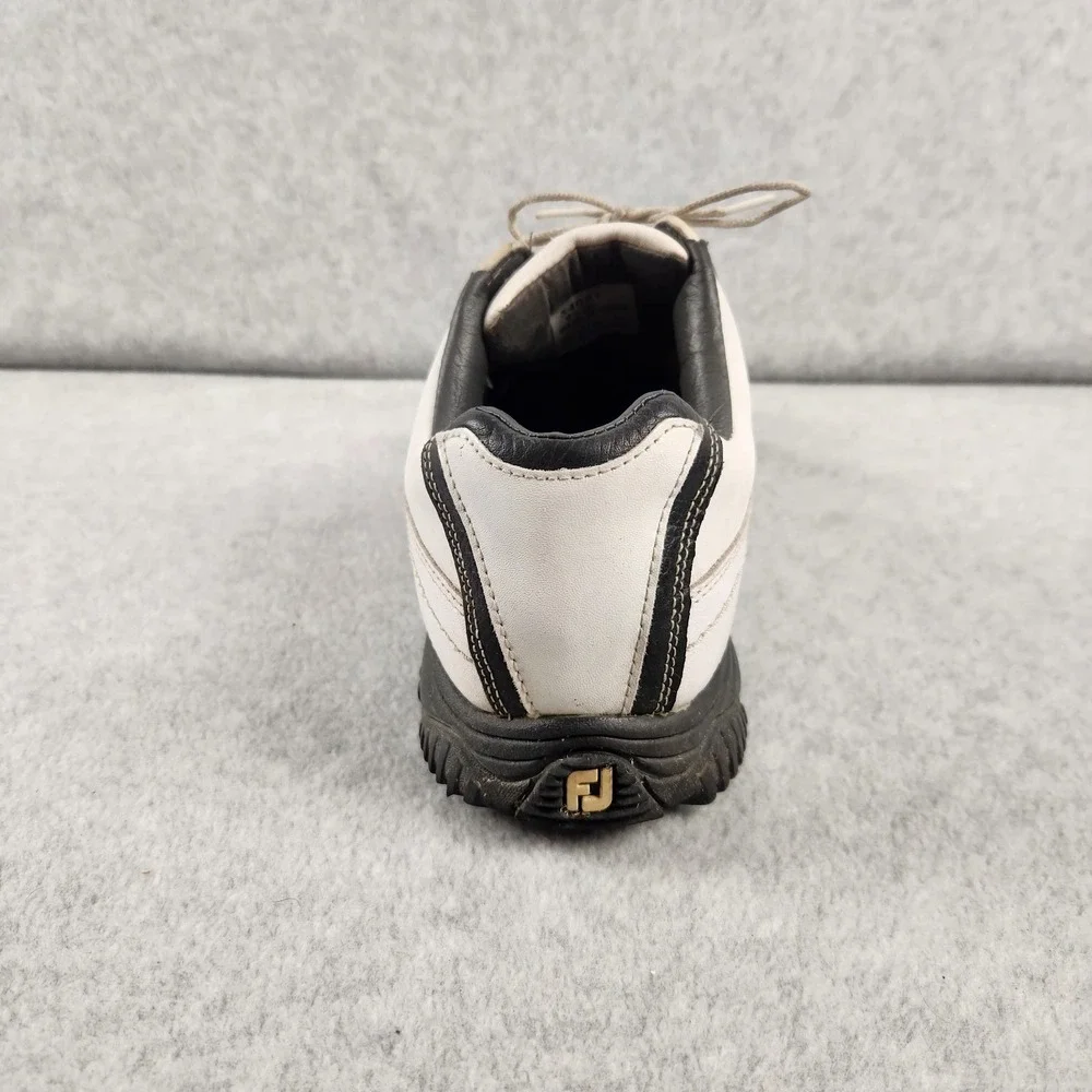 FootJoy Contour‎ Series Golf Shoes Men's 9.5 W White Black Leather 54051